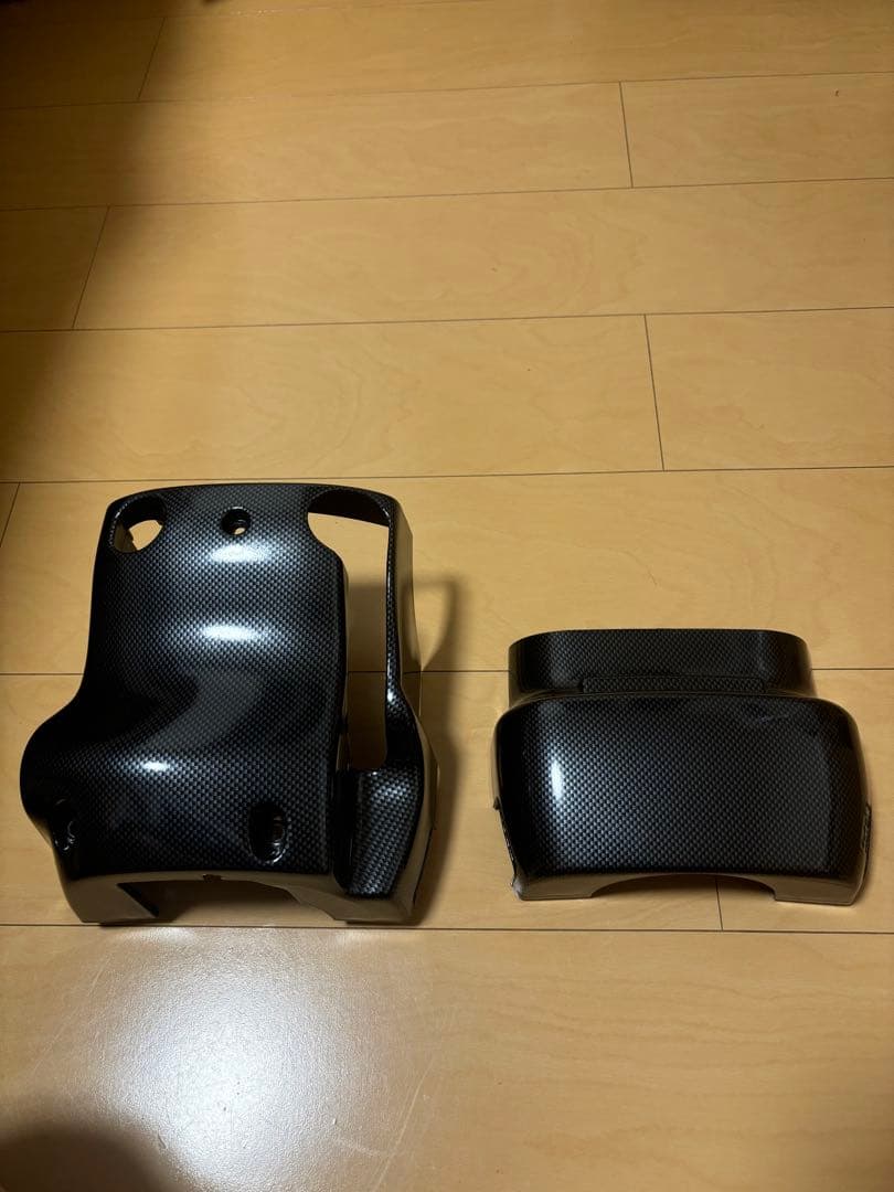 インテグラ DC2 TypeR カーボン調　ステアリングコラム　上下セット