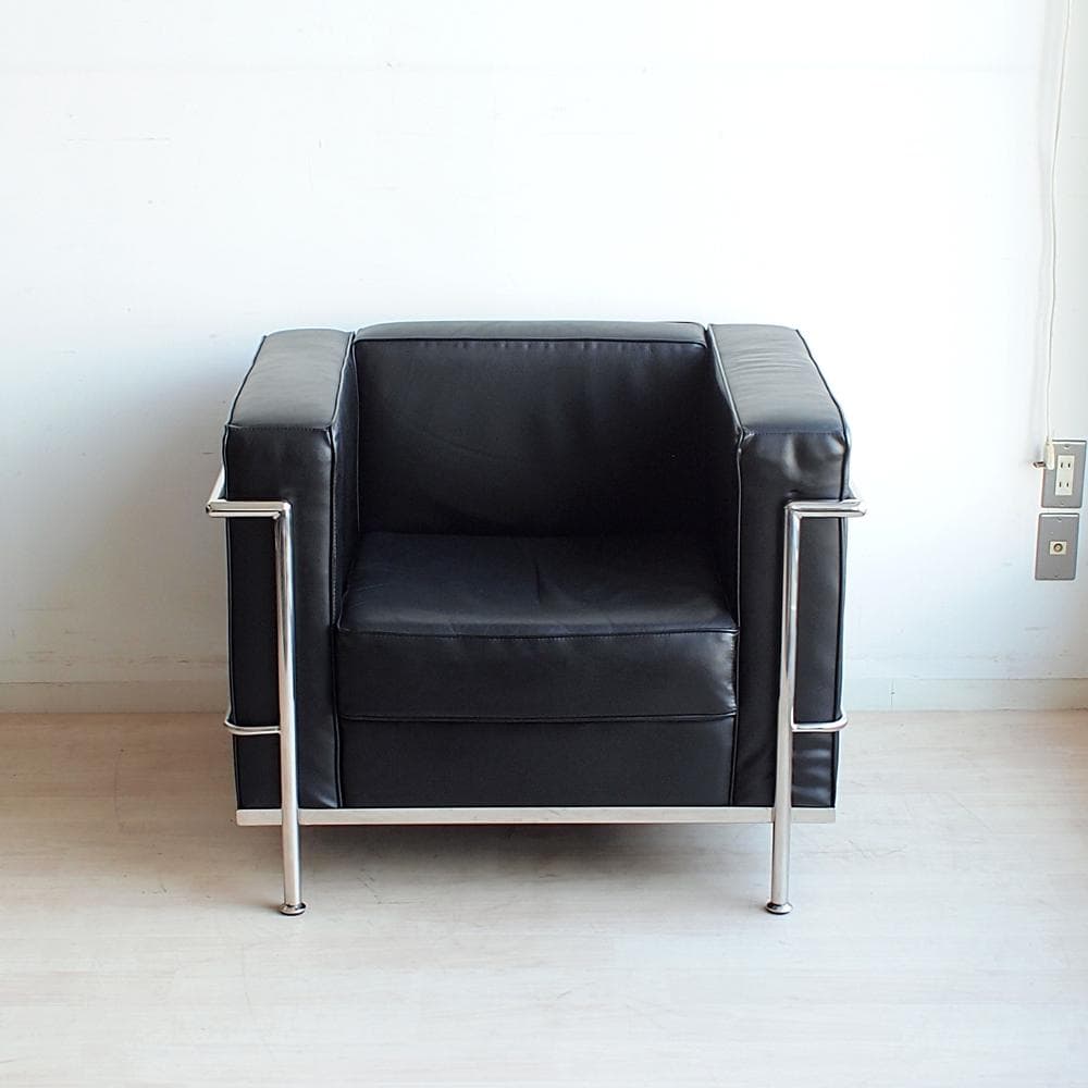 ル・コルビュジエ LC2 リプロダクト 1人掛けソファ A ZR24059