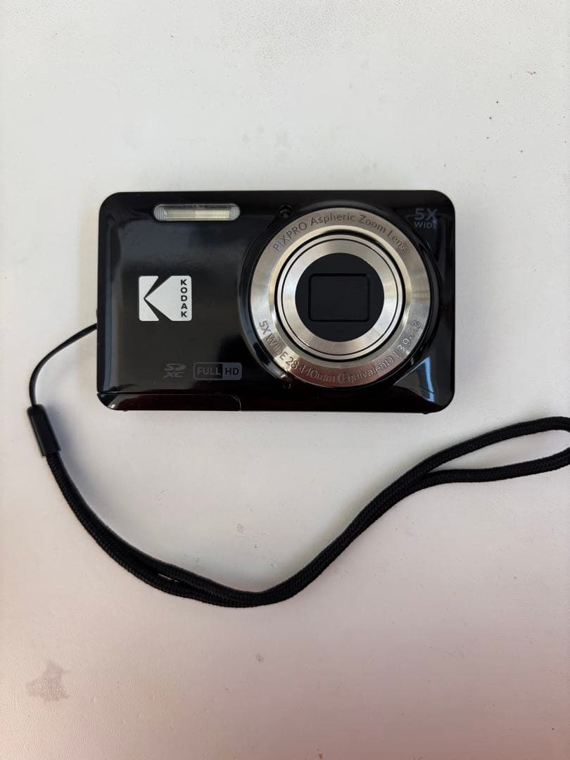 Kodak fz55コンパクトデジタルカメラ 黒【画面保護シール有】