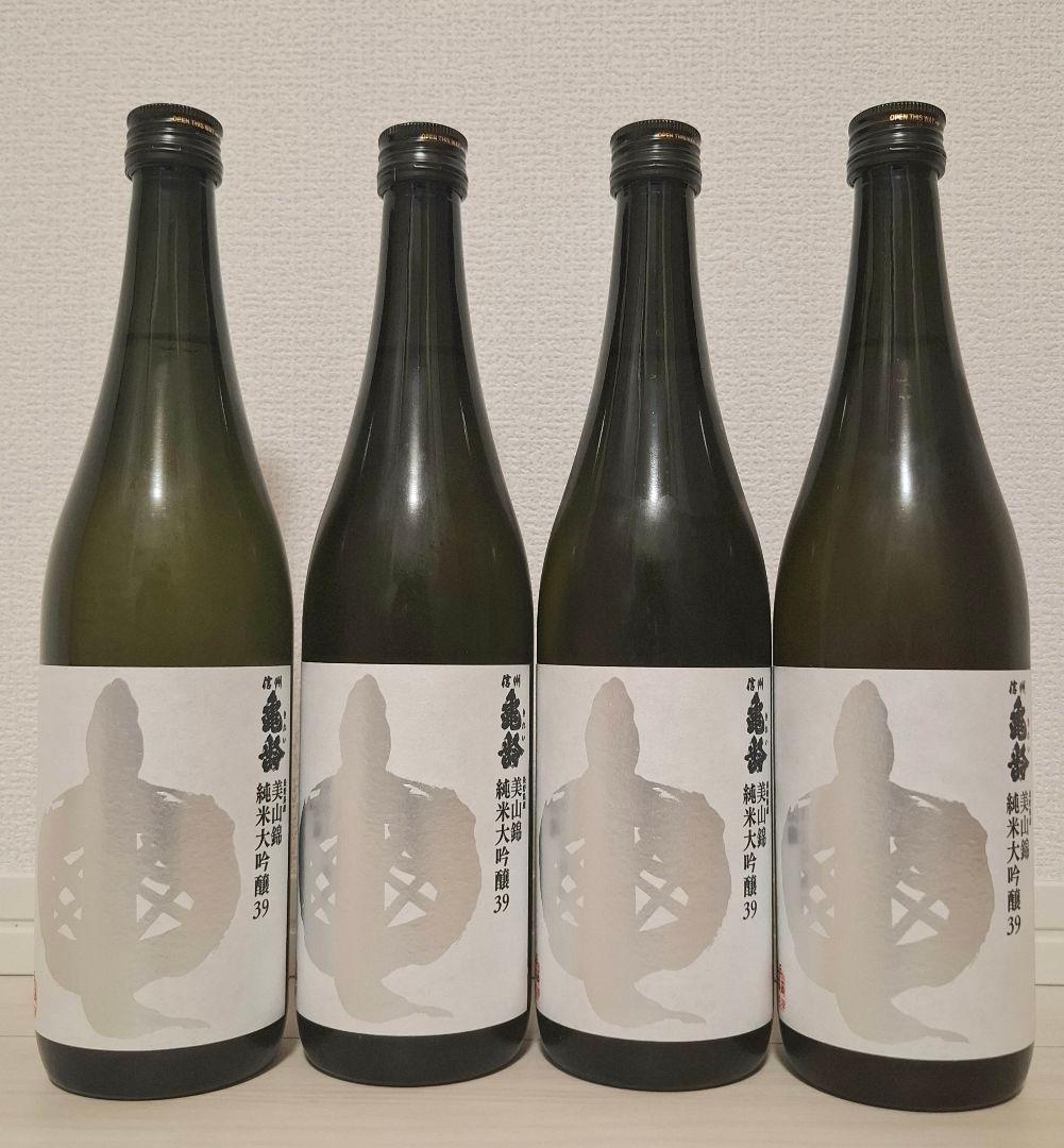 信州亀齢　美山錦　純米大吟醸　銀亀　720ml4本セット　2026年1月製造