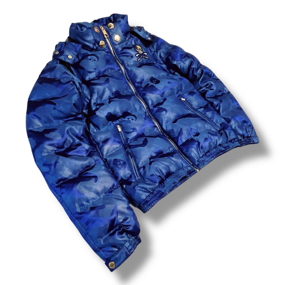 MARK & LONA ゴルフ 4way ダウンジャケット ベスト スカル 迷彩