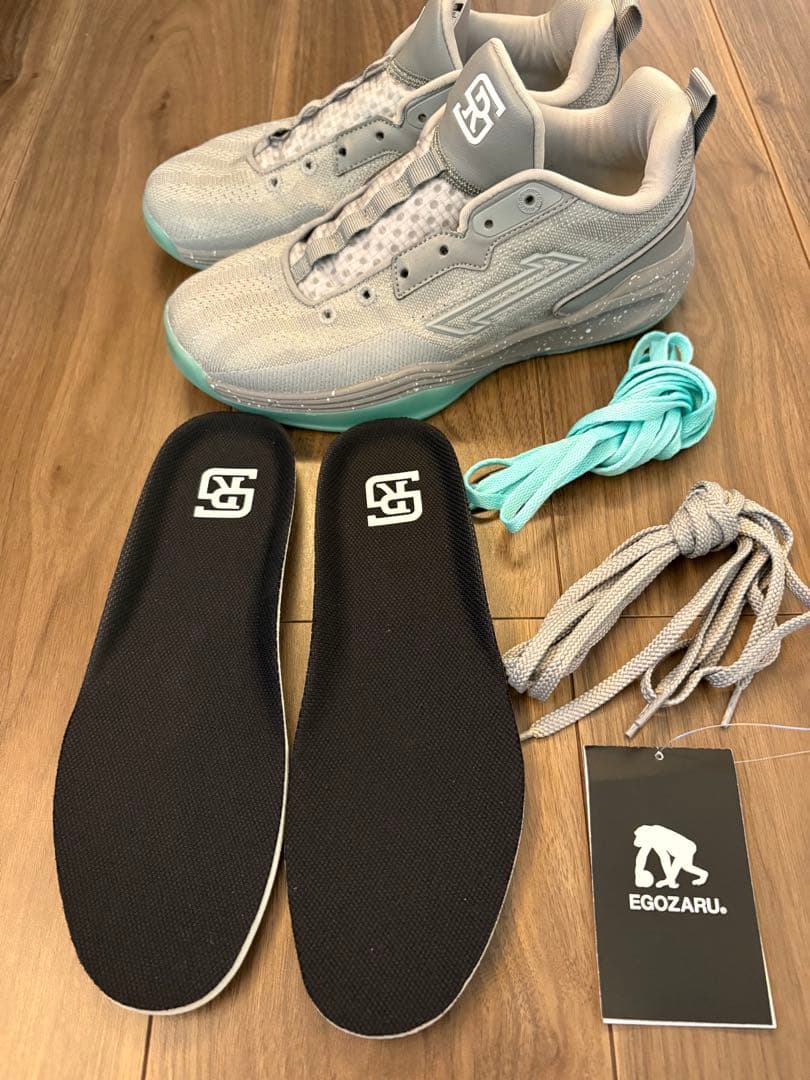 最終値下げ！RIKU1 グレーEGOZARU 24㎝　バスケットシューズ