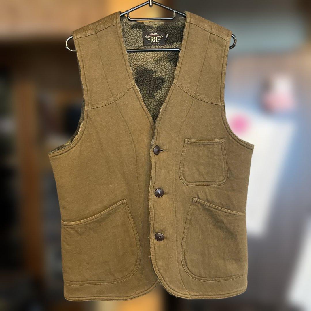 RRL ダブルアールエル　KNIT HUNTING VEST XS