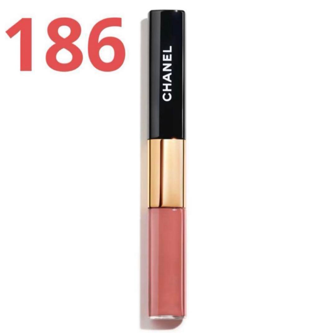 【新品】CHANEL ル ルージュ デュオ ウルトラトゥニュ 186ピンクヌード