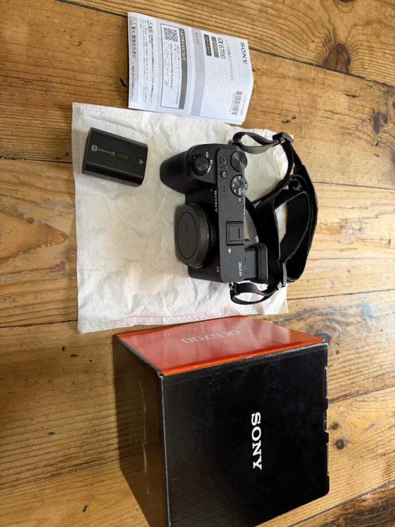 トラ　SONY α6700 本体 ILCE-6700とカメラバッグ