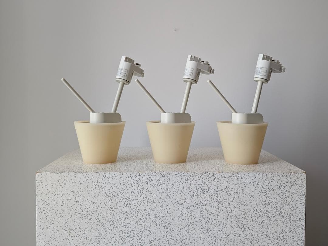 廃盤 00s OLD ハロゲン スポット ダクトレールライト ランプ 3Pセット