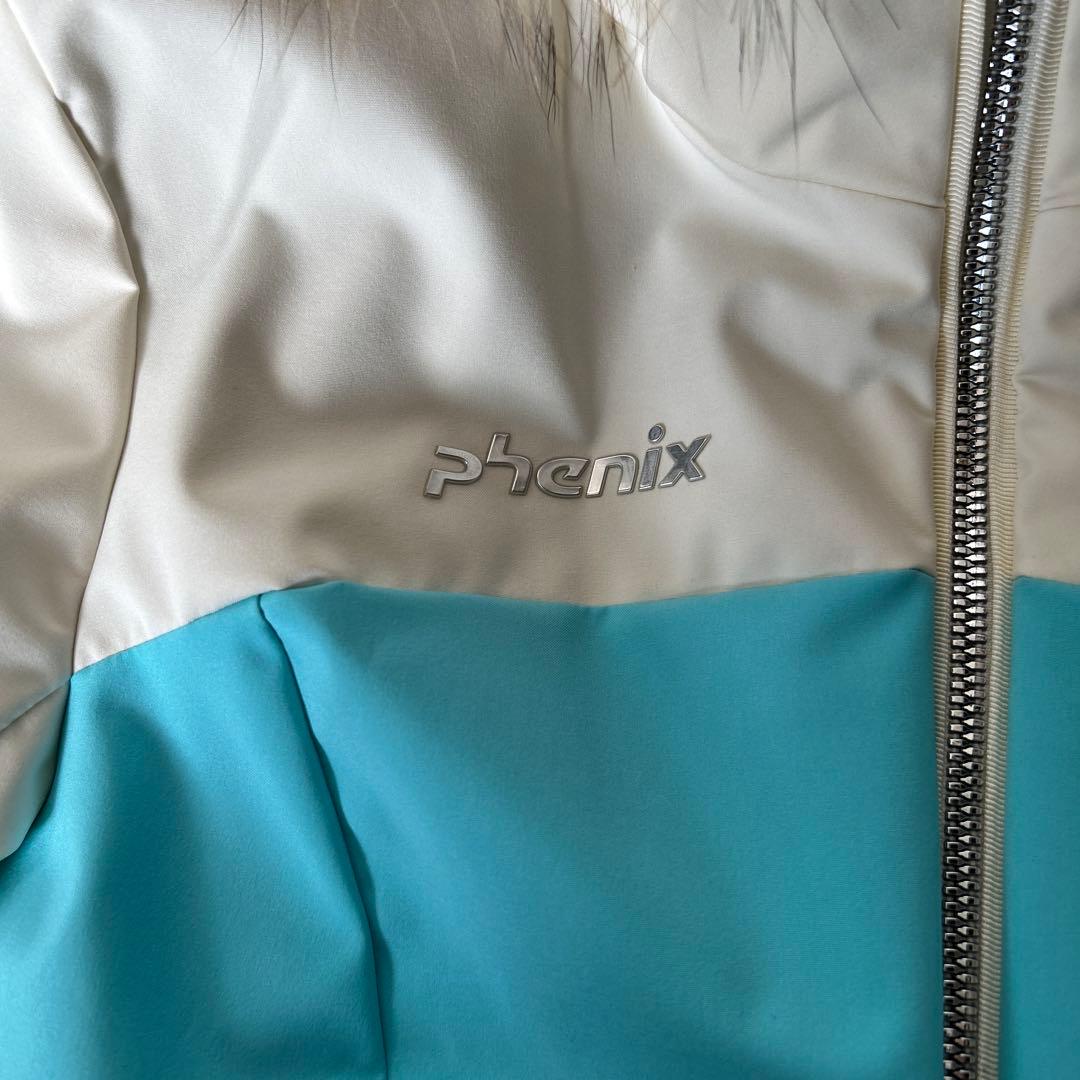 フェニックス スキーウェア S ジャケット ホワイト×ブルー系