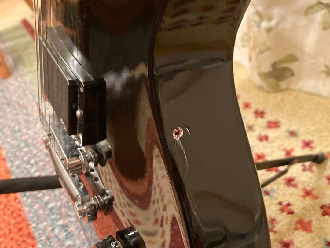 ギブソンUSA レスポール・スタジオ　オールブラック　ハードケース付き