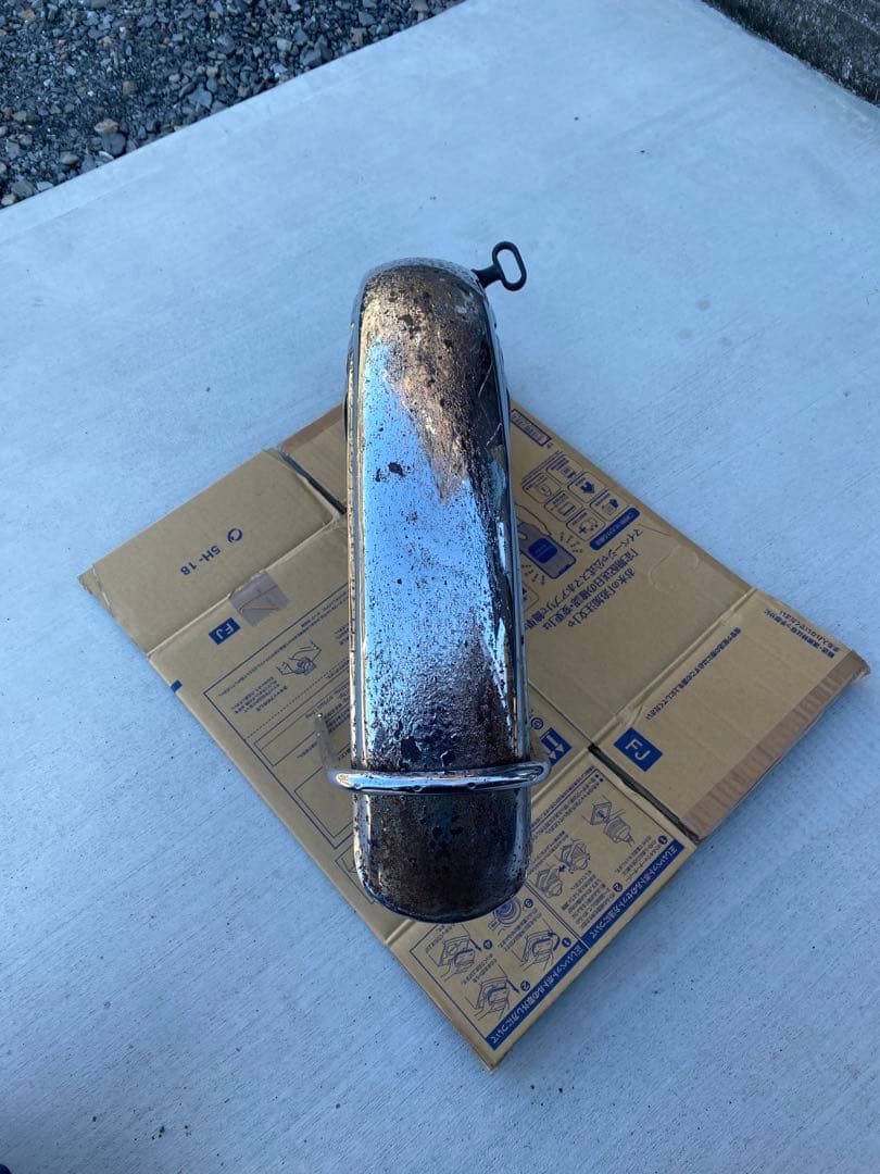 うらやはぼうず　gt380 フロントフェンダー　レストア　流用ストックにも