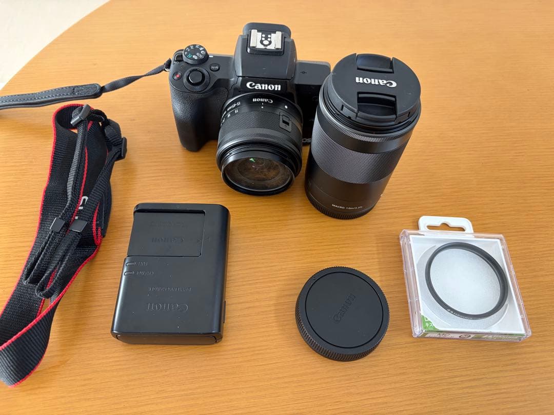 Canon kiss M2 ミラーレス一眼レフ