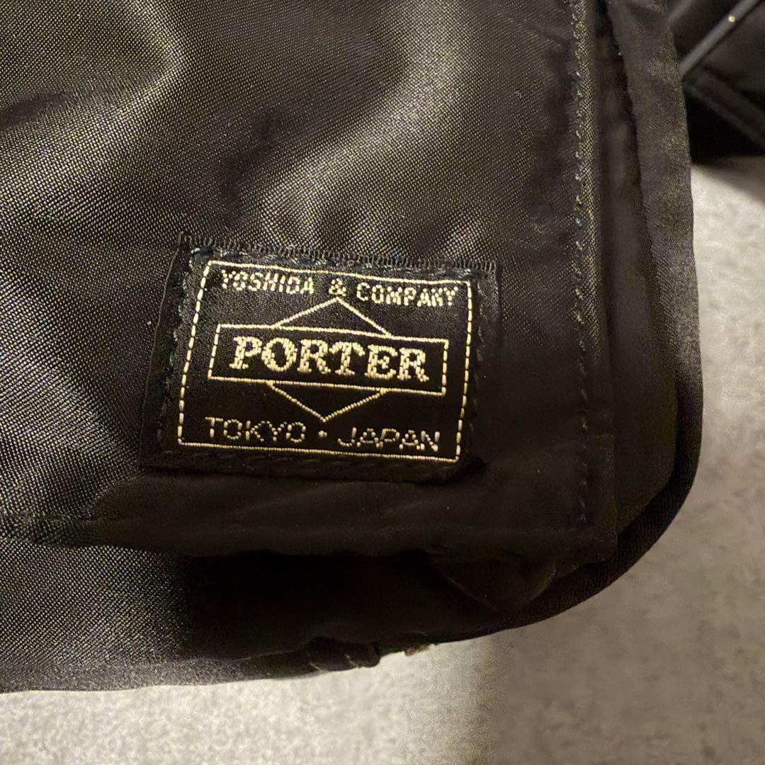 新品未使用　PORTER タンカー　ショルダーバッグ　ブラック　2層
