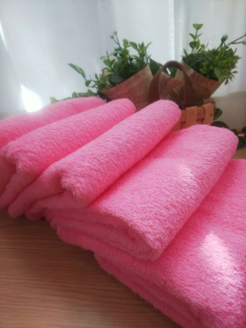 泉州タオル 高級綿糸ピンクフェイスタオルセット20枚 タオル新品 まとめ