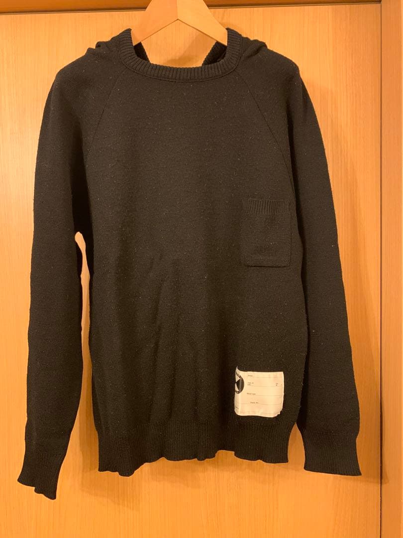 FINAL  ブラック フード付きセーター