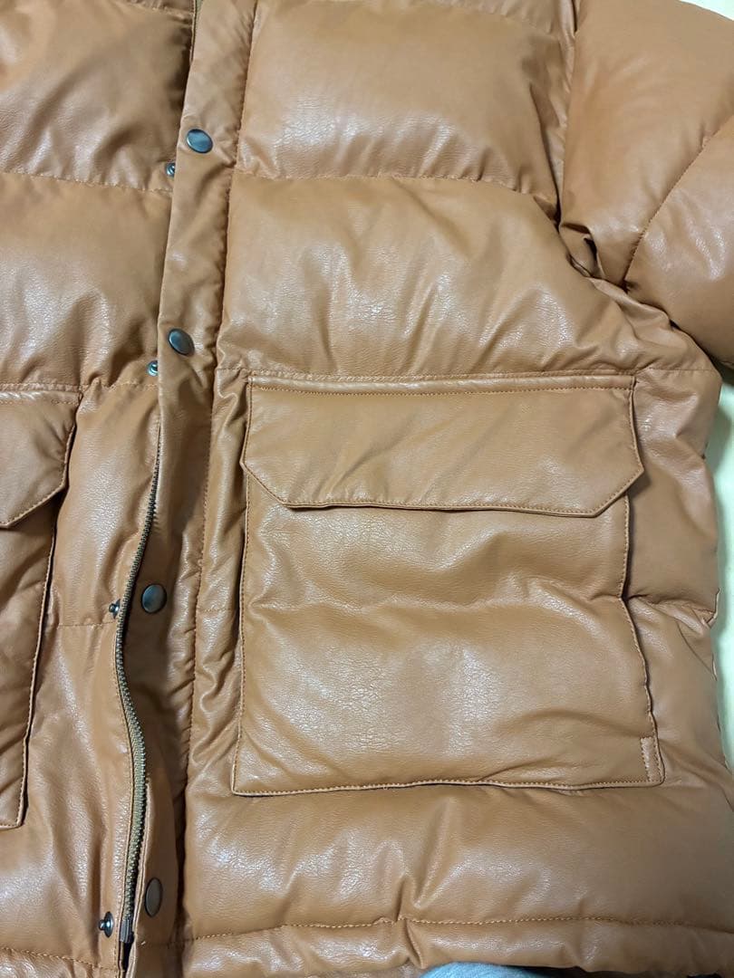 J*様 BEAMS HEART ブラウン ダウンジャケット Lサイズ　APE キ