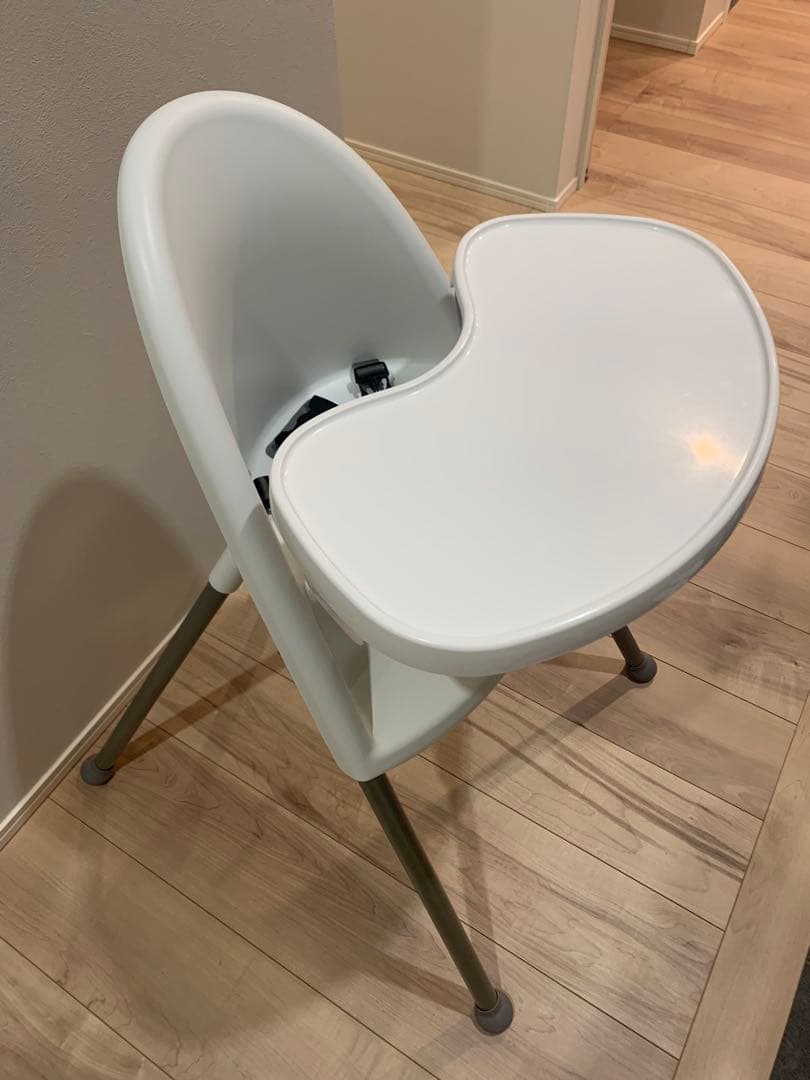 【廃盤品】BABYBJÖRN 脚グレー ホワイト ハイチェア