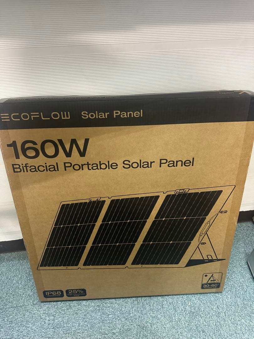 EcoFlow 160W ソーラーパネル　未使用