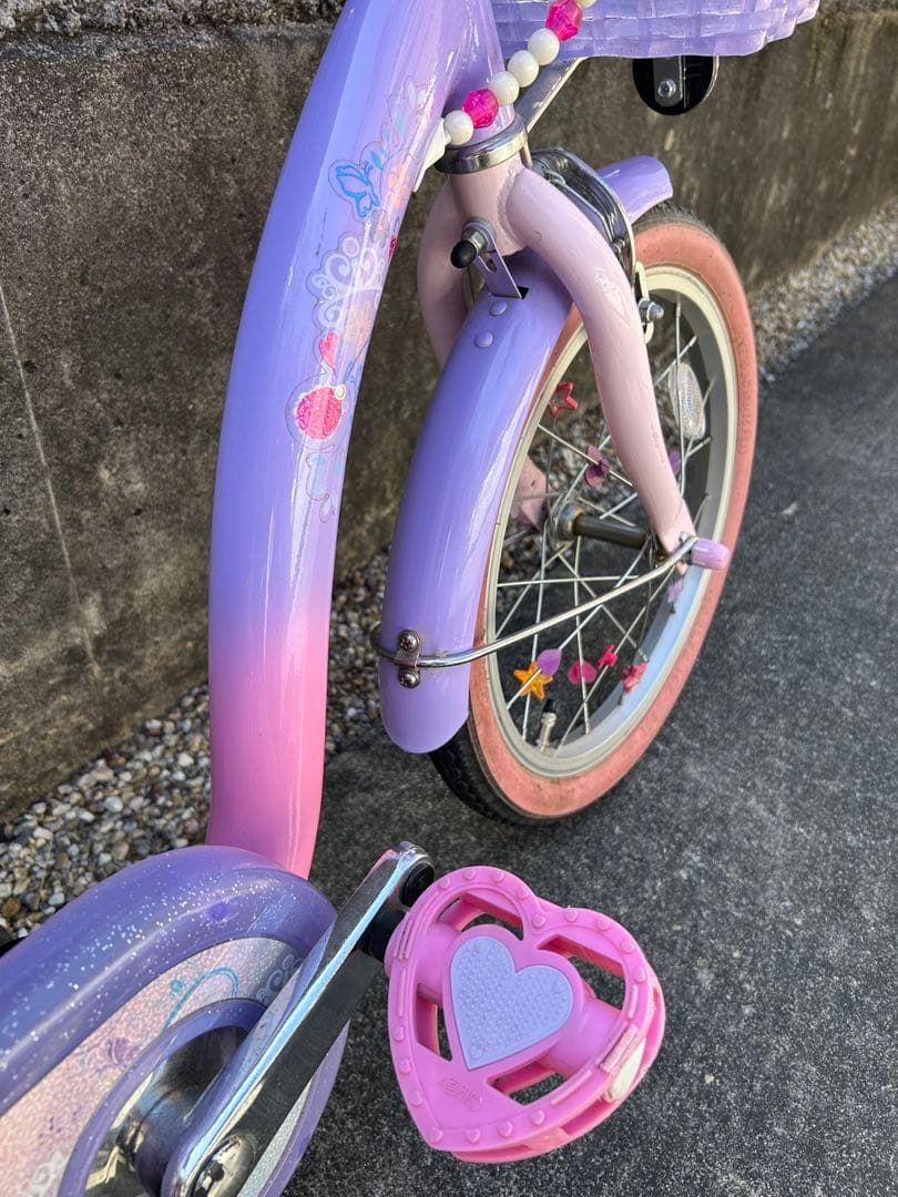 [ミシ]子供用自転車 プリンセスソフィア デザイン