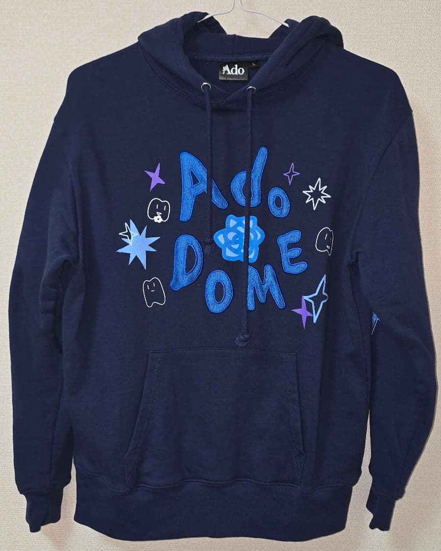 Ado　よだか　ファッショナブルパーカー　L ネイビー