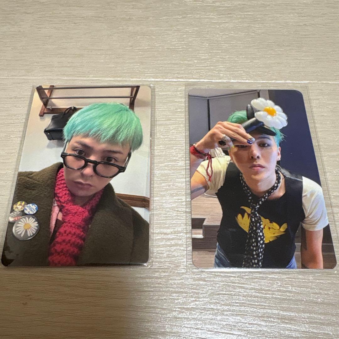 G-DRAGONセット　ラミネートパス　フォトカード　ピック