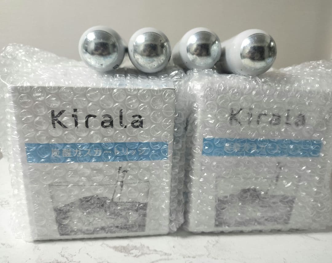 Kiralaの炭酸水カートリッジ6本4箱+開封済みカートリッジ4本