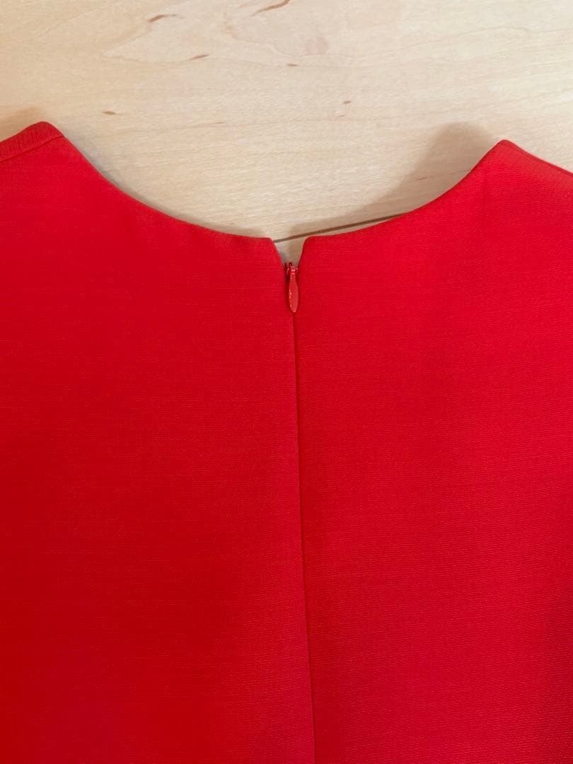 Christian Dior ノースリーブワンピース レッドS