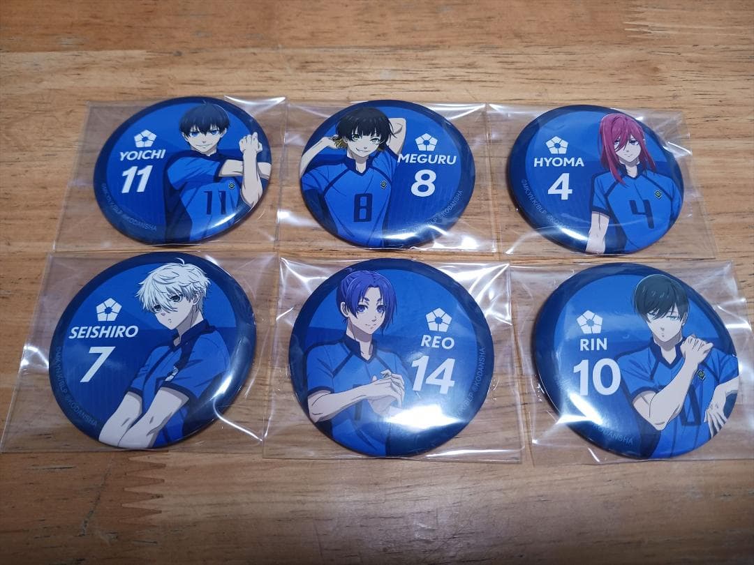 【新品】 ブルーロック 全24種 試合前の準備 ホログラム ＆ノーマル 缶バッジ
