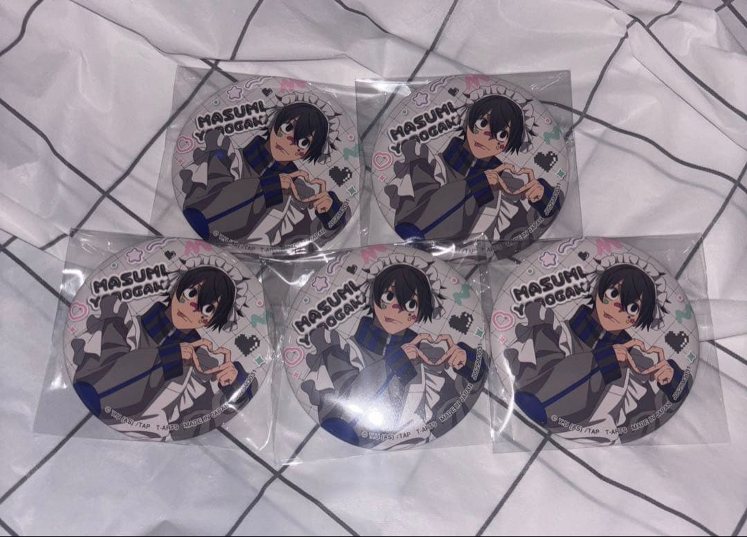 淀川真澄　ジャージメイド　缶バッジ　5個セット