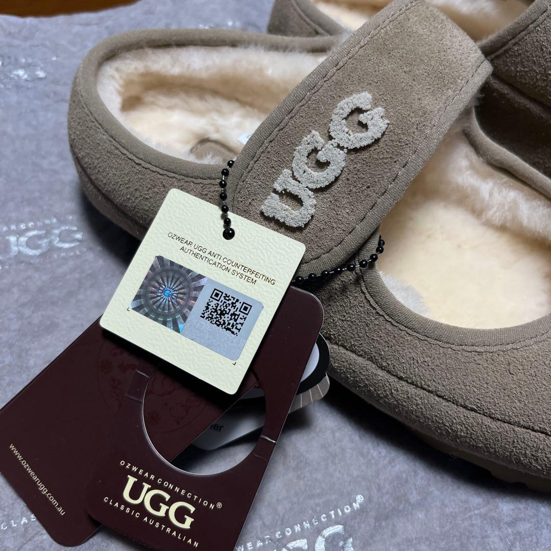 「最終値下げ」新品　UGGアグ　メリージェーン　ブラウン23.5