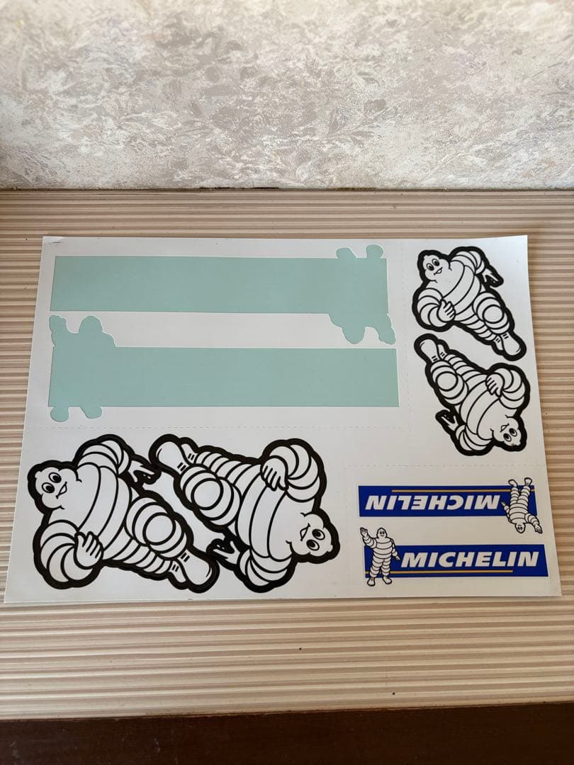 ミシュラン看板タイヤラック看板ビバンダム看板　コレクション　ステッカー付き