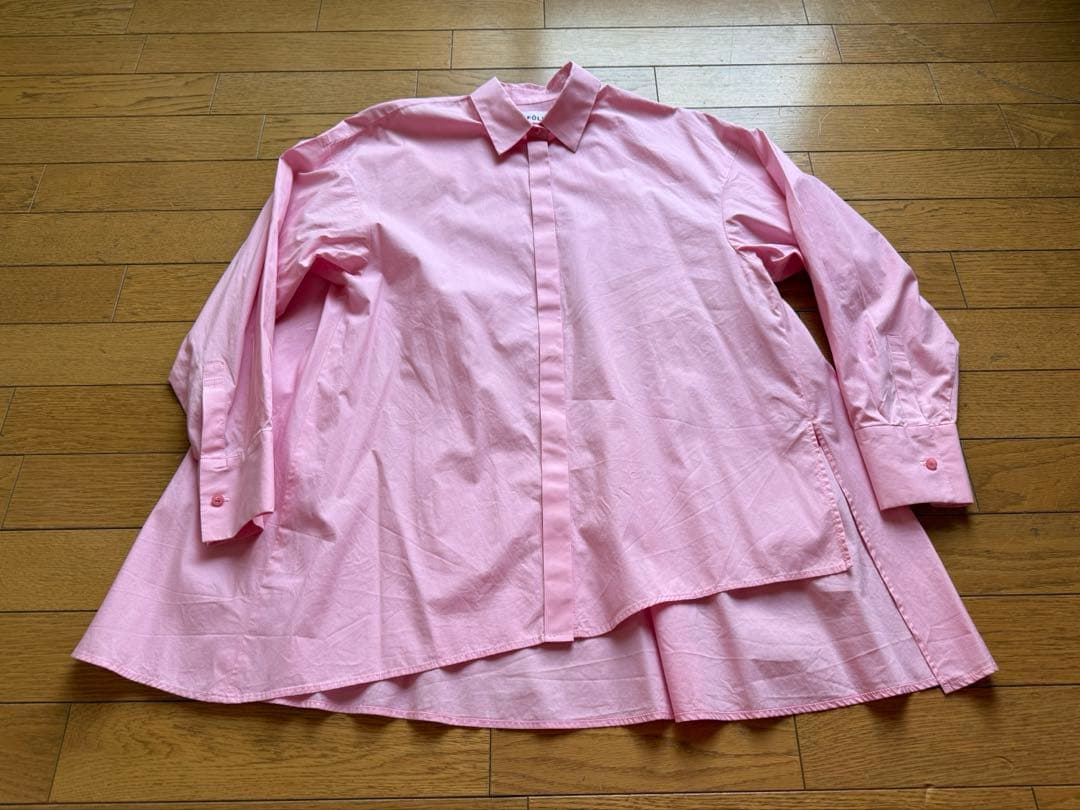kkm さま専用 エンフォルド アシンメトリー シャツ 36 ピンク ゆったり