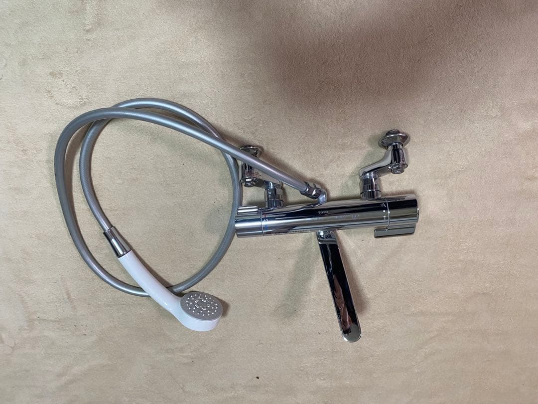 TOTO/トートー壁付サーモスタット混合水栓 TBV03401J+シャワーセット