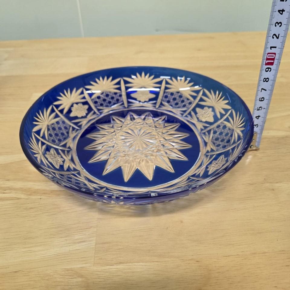 クリスタルグラス 祥風切子 ガラスボウルセット フルーツボール 6点