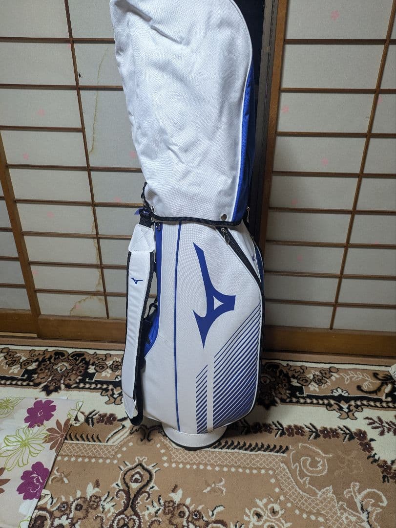 Mizuno ゴルフバッグ 5LJC23G1 22 ホワイト/ブルー