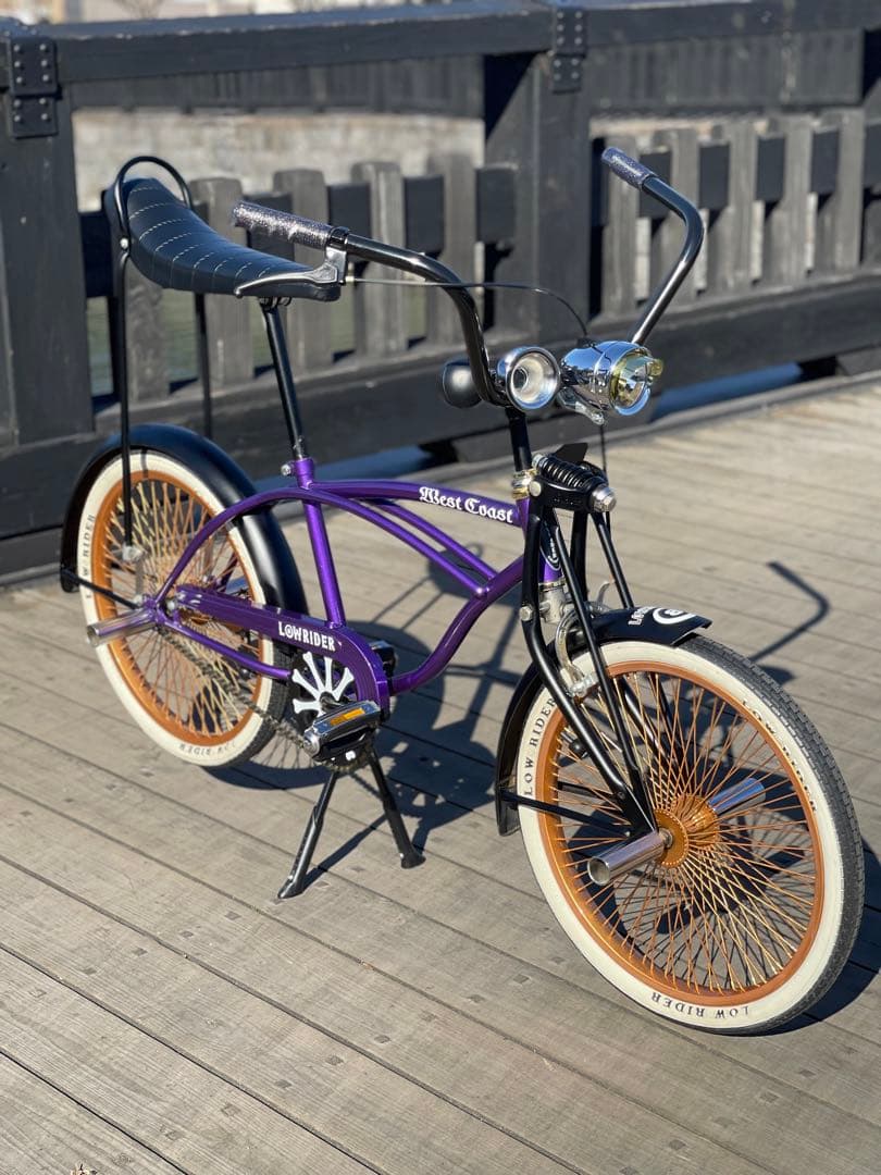 20インチ ローチャリ ローライダー lowrider 紫 ムラサキ ビークル