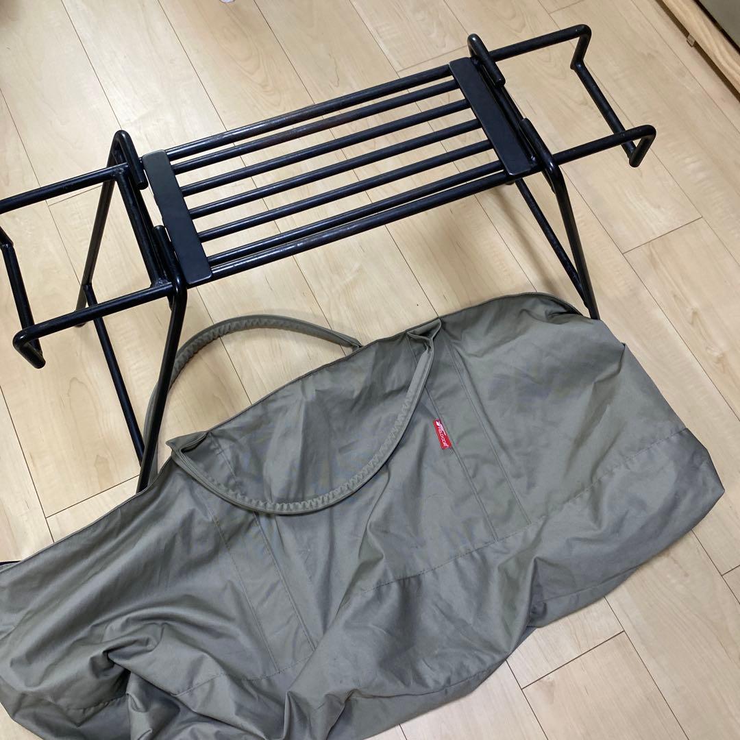 焚き火ラック　スチール製アウトドアテーブル 収納バッグ付き　FIELEOOR