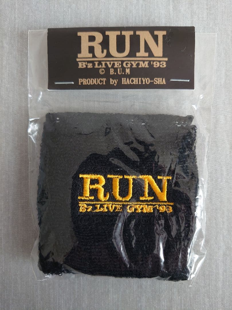 b'z run ツアーグッズ リストバンド 稲葉浩志 松本孝弘