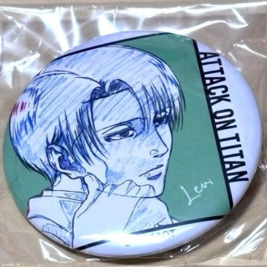 進撃の巨人 リヴァイ 缶バッジ WIT
