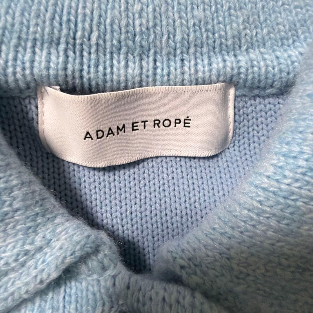 アダムロペ　洗えるアウターライクカーディガン