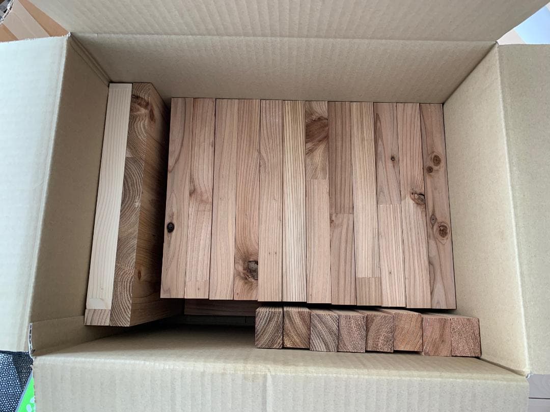 日本ミツバチ重箱式巣箱３段 × ２セット【組み立てキット】送料込