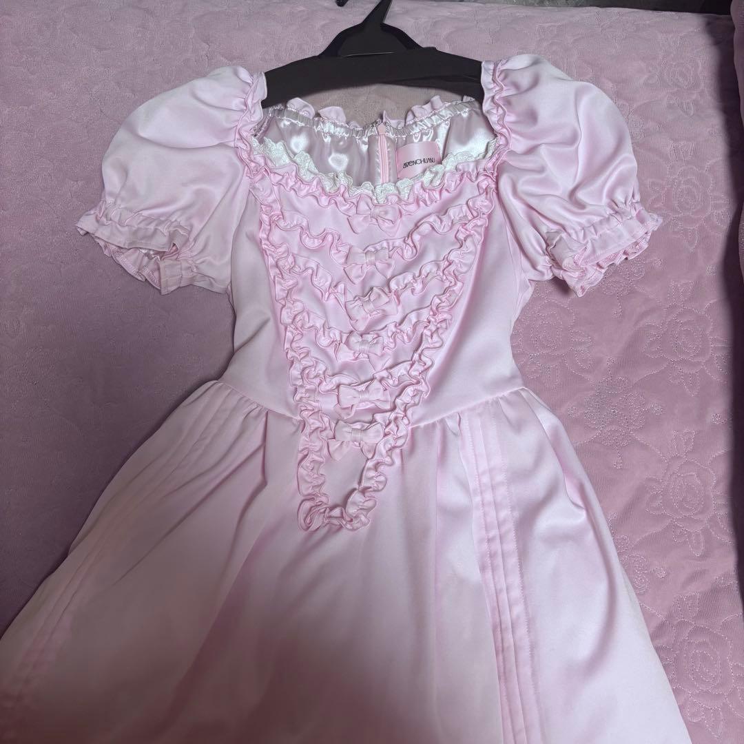 avenchumu ワンピース ドレス ピンク