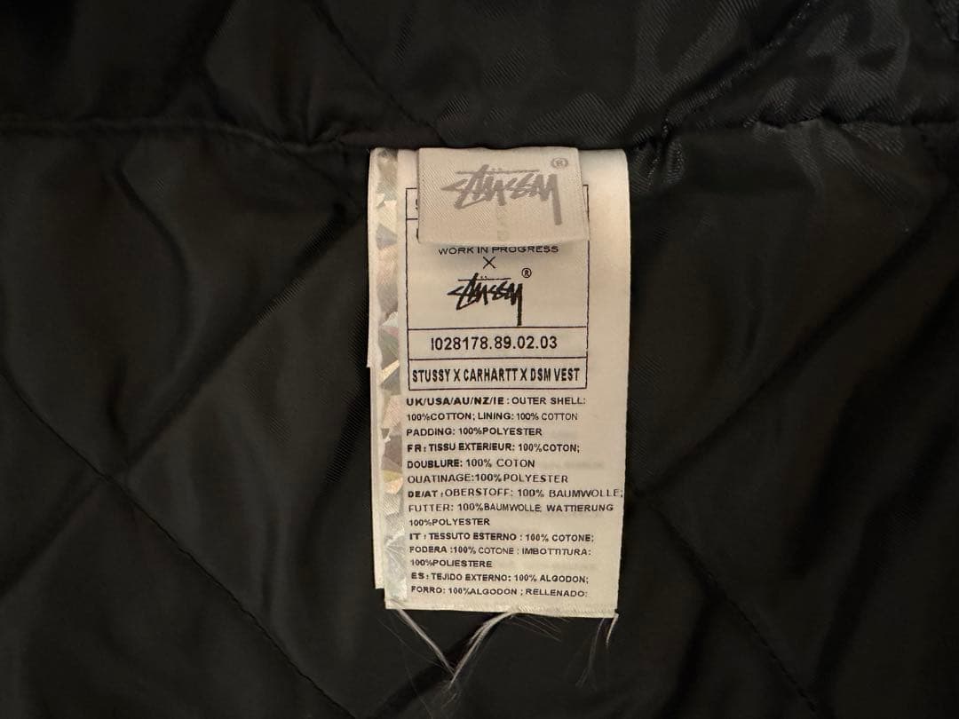 【tortoise 】新品未使用Stussy Carhartt Vest