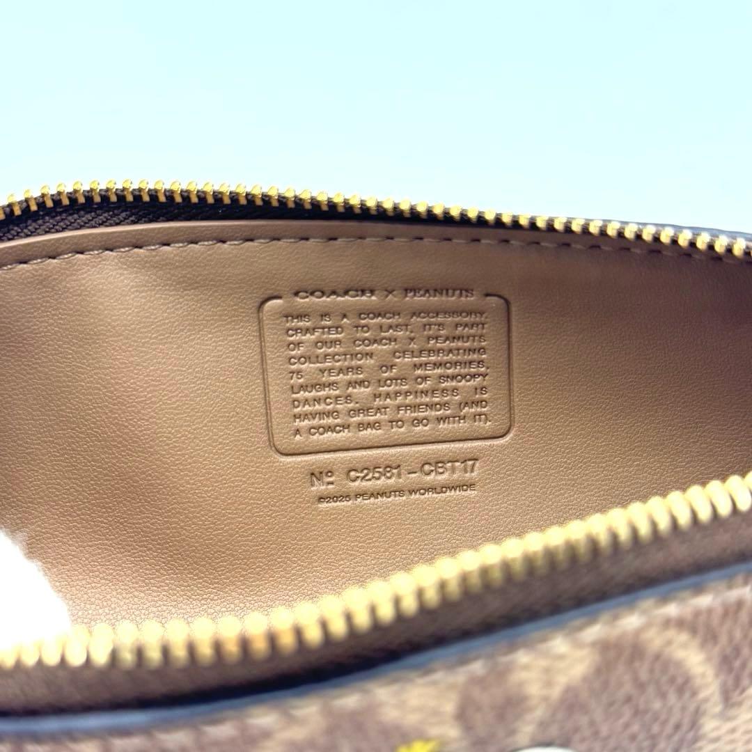 COACH スヌーピー 筆箱 コーチ ペンケース