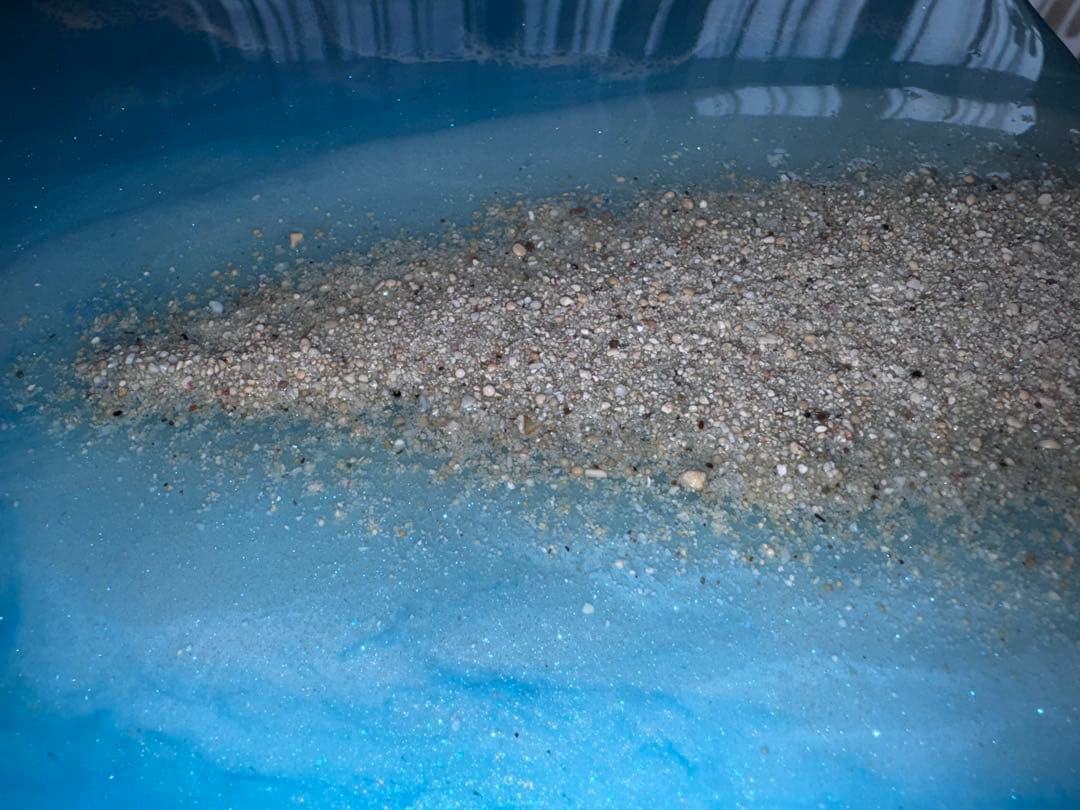 レジンアート 海の風景 与論島　百合が浜