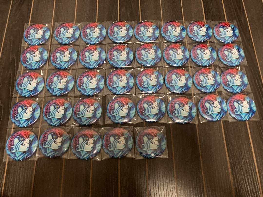 鬼滅の刃 キービジュアル 缶バッジ 猗窩座 37点