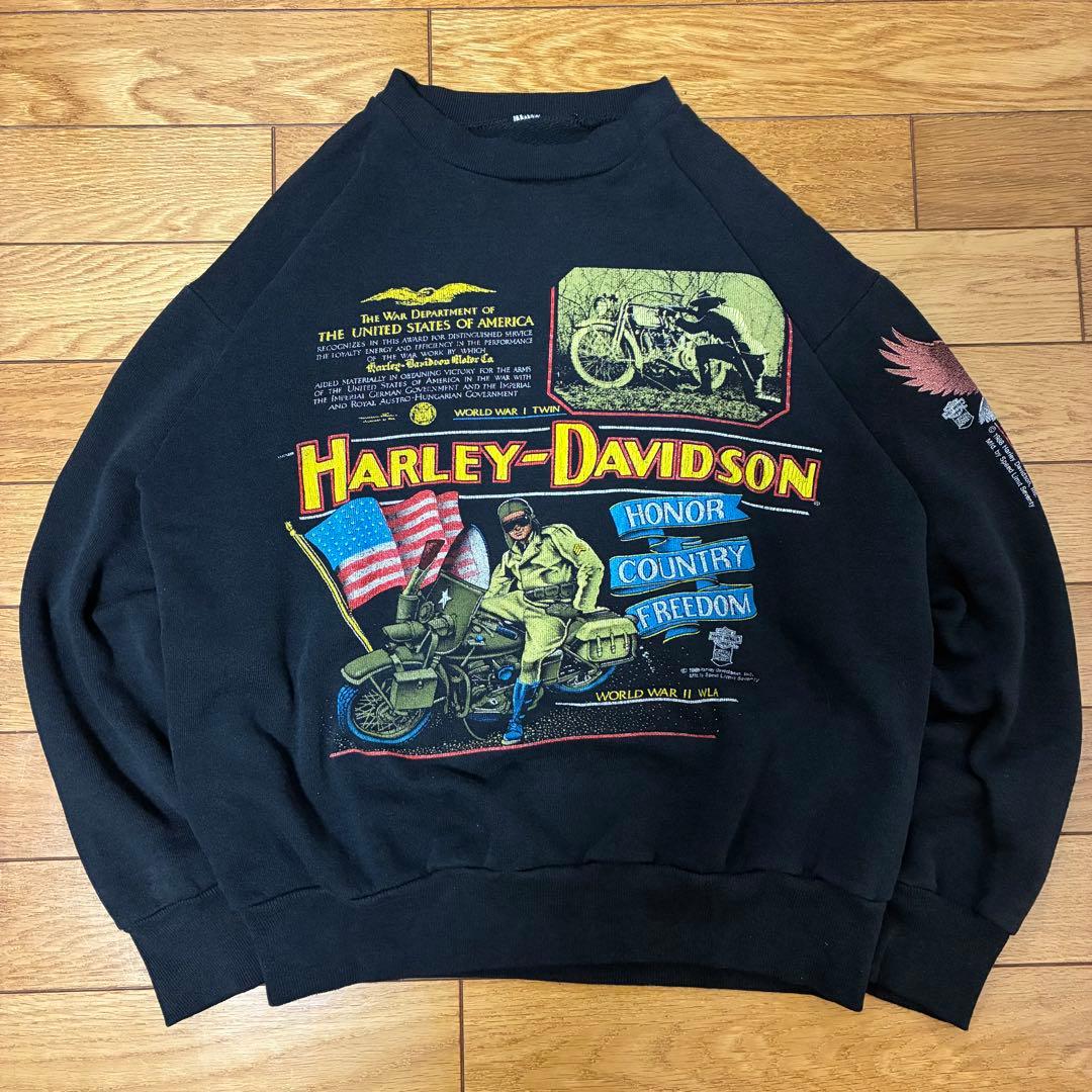 m*a様 80s Harley-Davidson world warスウェット