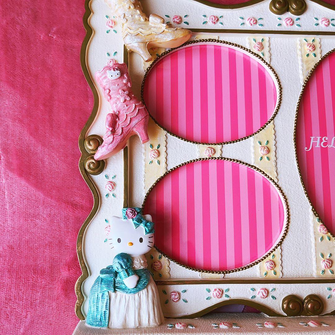 希少激レア　ハローキティ　USA フォトフレーム　2003 ドレス　サンリオ