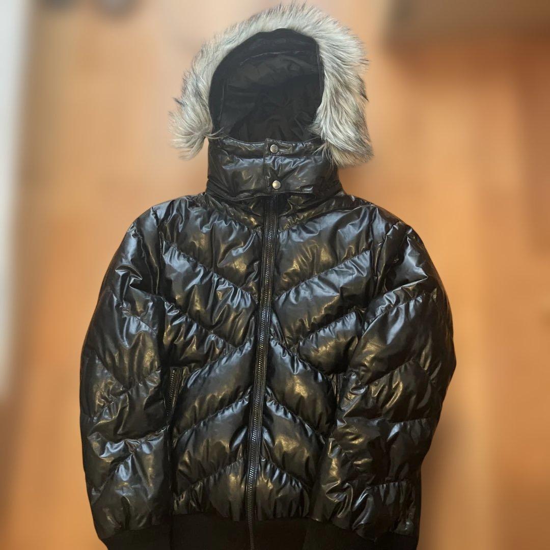 UNIQLO オールドユニクロ ファーダウンジャケット ブラックY2K 3way