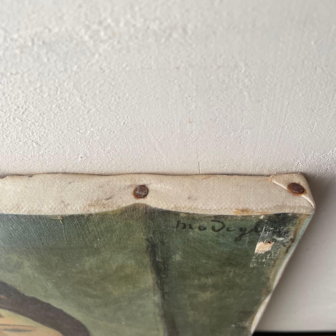 モディリアーニ 女の肖像　キャンバス　木枠　複製画　レプリカ　ヴィンテージ