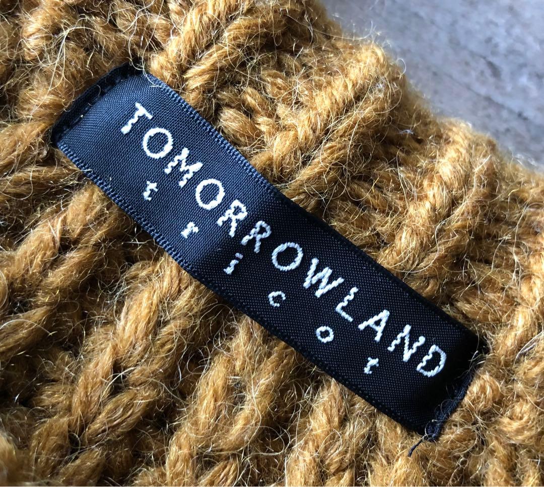 TOMORROWLAND トゥモローランド　アルパカ混　ローゲージ　ニット　厚手