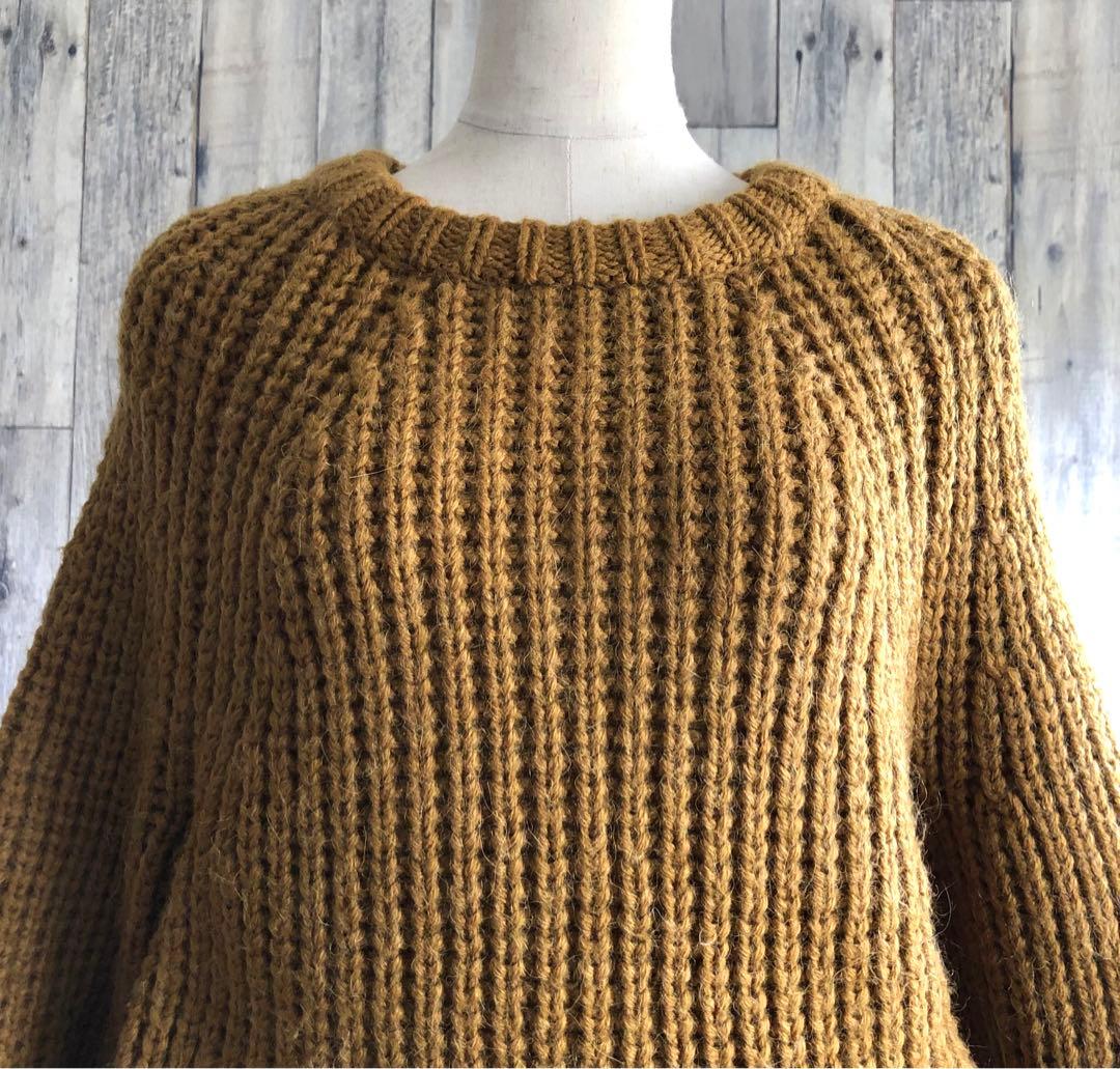 TOMORROWLAND トゥモローランド　アルパカ混　ローゲージ　ニット　厚手